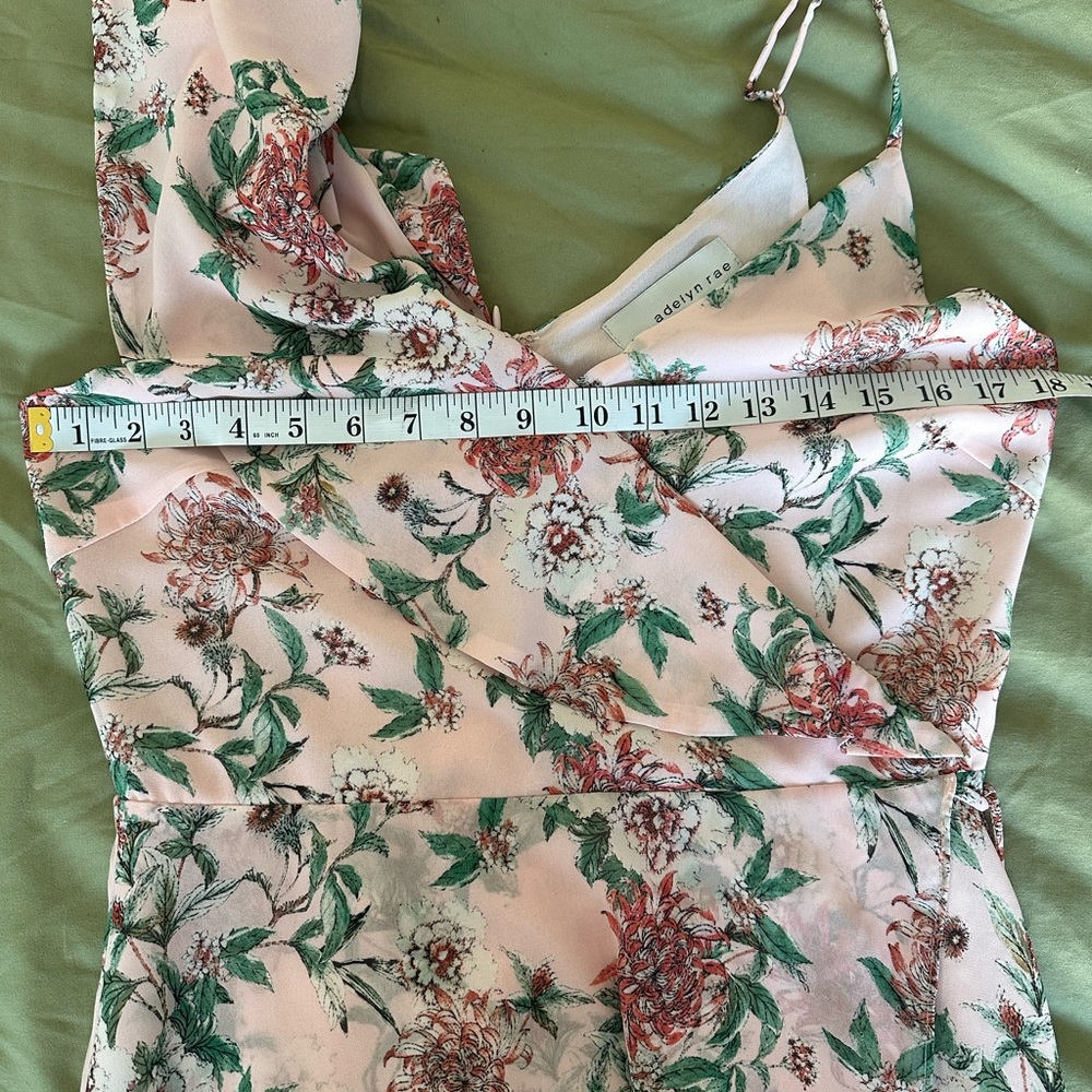 Adelyn Rae - Hannah Asymmetrical Ruffle Midi - Picture 11 of 12